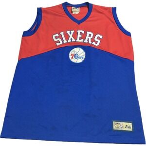 Vintage Sixers 76ers NBA Jersey Hardwood Classics Men's 2XL‎ Stitched Sewn